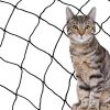 Rete di protezione gatti di colore nero a maglia quadra 40 x 40 mm
