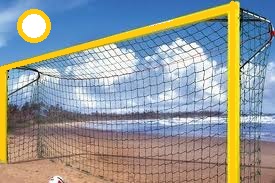 Rete porta beach soccer